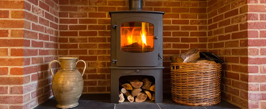 Metal Firebox Installation For Fireplace in Burlington, Vermont