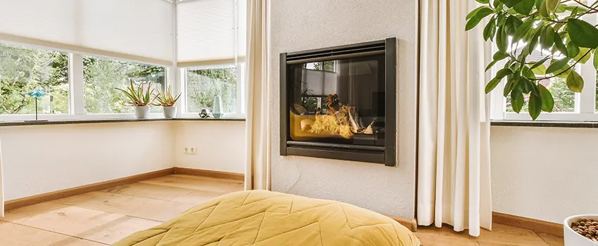 Residential Fireplace Ceramic Glass Installation in Burlington, VT
