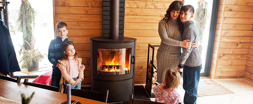 Morso Cast Iron Fireplace Insert Installation in Burlington, Vermont