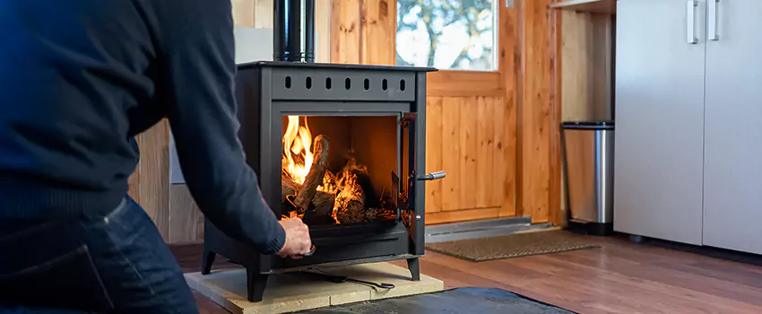 Open Hearth Wood Fireplace Installation in Burlington, VT