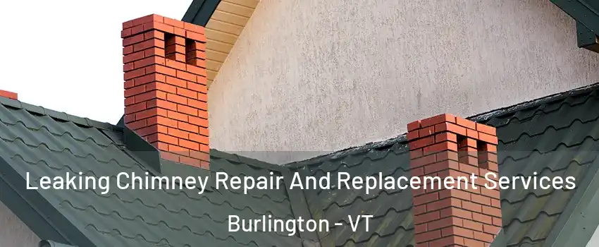  Leaking Chimney Repair And Replacement Services Burlington - VT